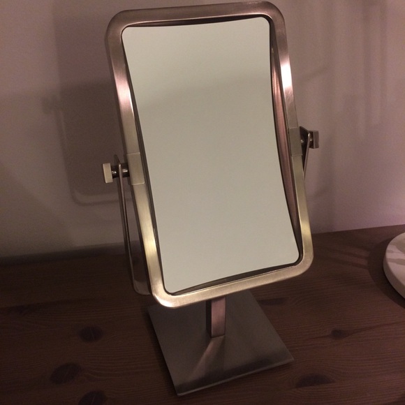 Bathroom Mirror Rectangular Vanity Brushed Nickel - Picture 4 of 4